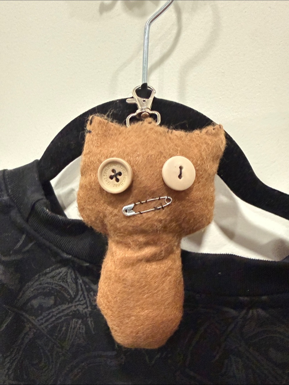 Little shit cat keychain